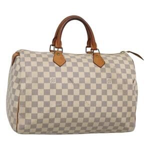 LOUIS VUITTON Damier Azur Speedy 35 Hand Bag N41535